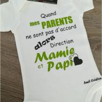 Qd mes parents blanc noir et vert