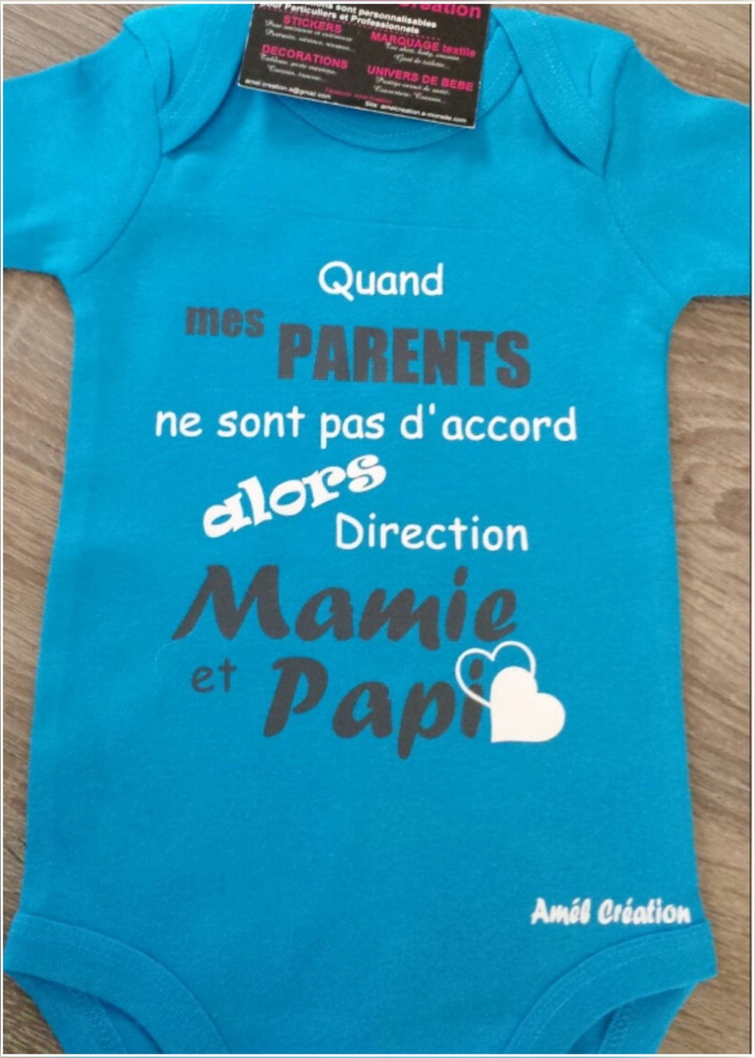 Qd mes parents bleu gris an et blanc