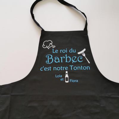 Tablier le roi du barbec c'est ... saucisse, biere