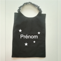 Serviette modele etoile prenom