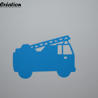 Stickers camion de pompier