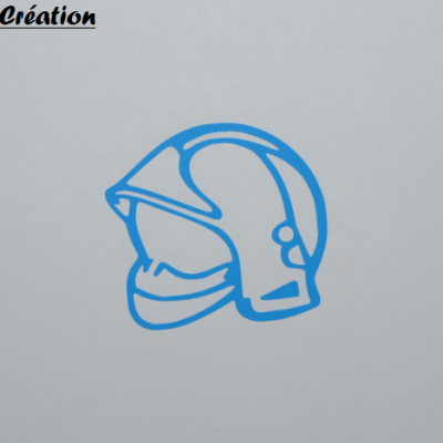 Stickers casque de pompier