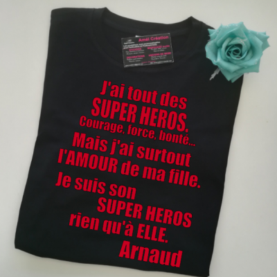 Tee shirt MC homme - Super héros