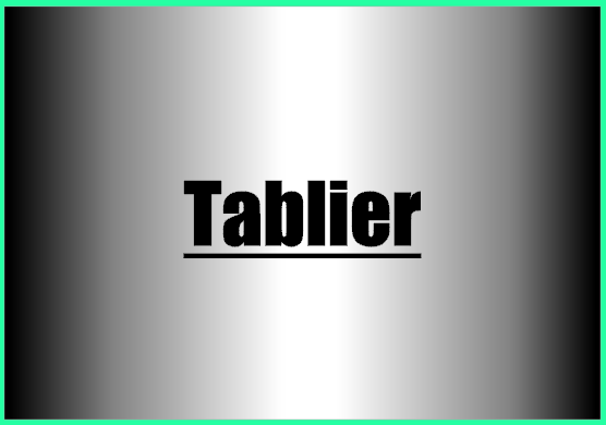 Tablier 1