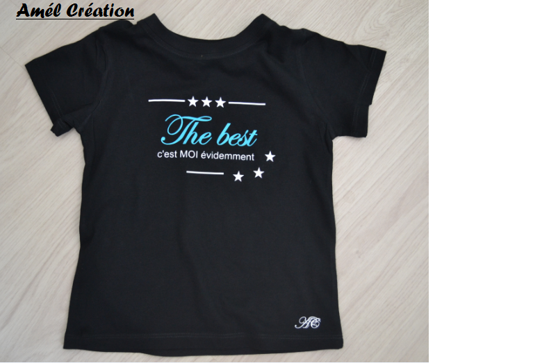 Tee shirt the best c est moi evidemment