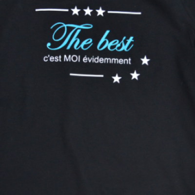 Tee shirt MC homme - The best c'est moi évidemment