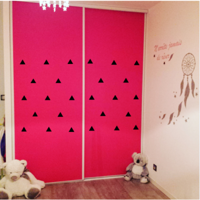 Sticker triangle style scandinave - 1 couleur