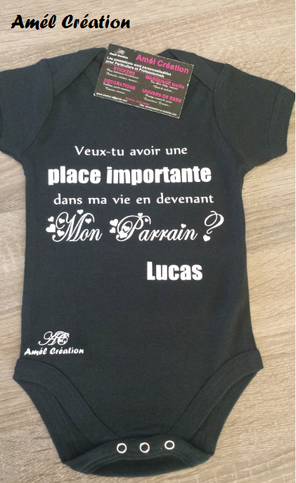 Veux tu etre mon parrain blanc